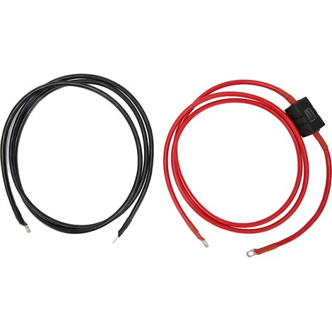Connecteur d'alimentation à noyau en cuivre pur 5AWG/16 mm² avec fusible interne, adapté aux véhicules et navires à énergie solaire, longueur 5 m. (1/5)
