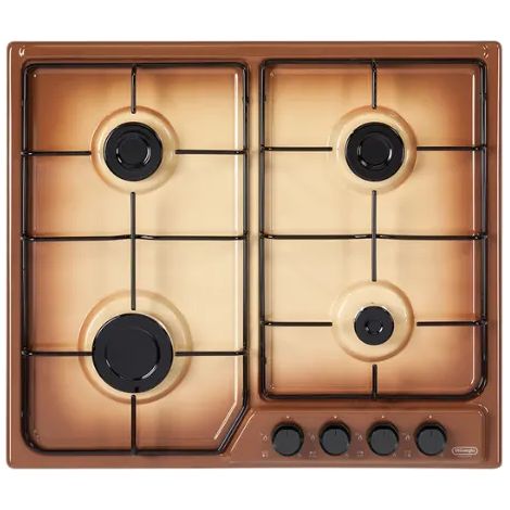 De’Longhi plaque de cuisson FFT 46 ASV marron encastrable 60 cm Gas 4 foyer(s)