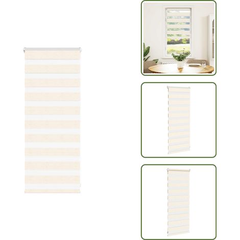 vidaXL Store zèbre beige marbré largeur du tissu 50,9 cm polyester (1/5)