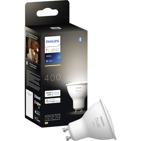 [NEUWERTIG] B-Ware Philips Hue LED-Leuchtmittel GU10 warmweiß dimmbar Cloud-Anbindung Google Home (1/2)