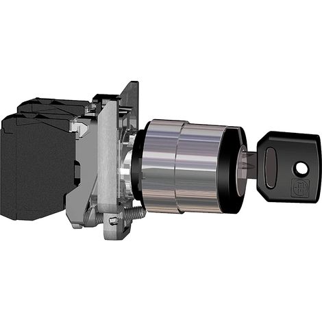 SCHNEIDER SELECTOR Selettore a 2 posizioni con chiave e design compatto per un facile utilizzo.