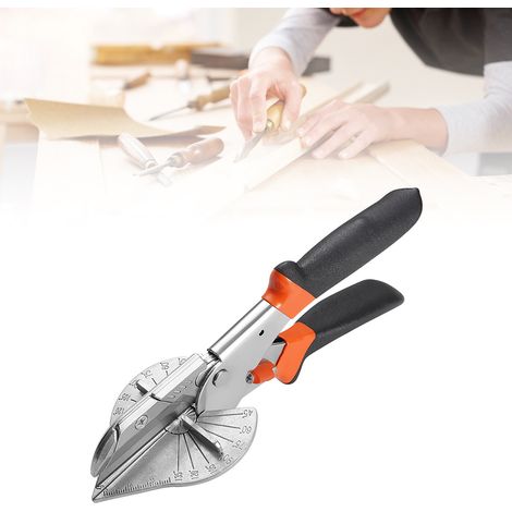 Cisaille à onglet multifonction 45° en acier à haute teneur en carbone, outil manuel de découpe à angle multiple