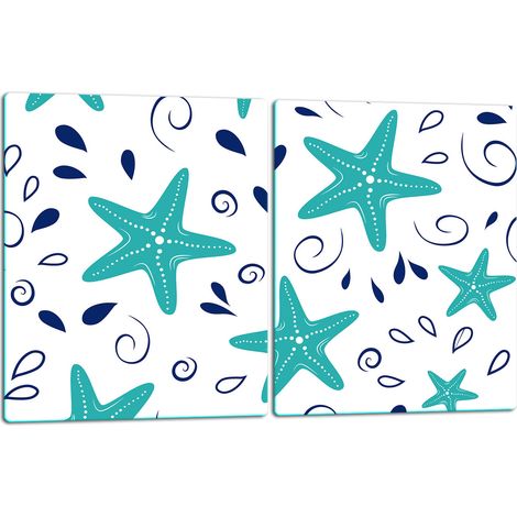 TAGLIERE IN VETRO 2x40x52 SEA (1/5)