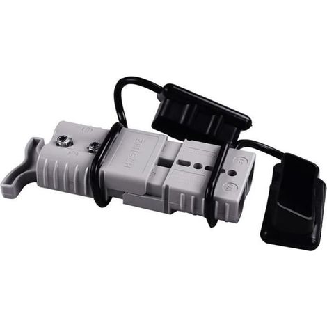 Connecteur de batterie - - 50A - 6 pièces - Poignée et couvercle anti-poussière - 12V/24V (1/4)