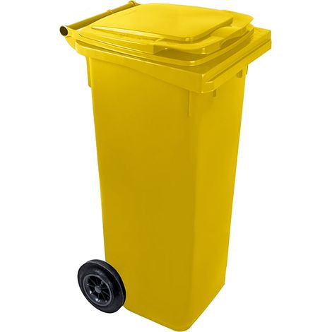 Bac roulant 2 roues premium 140l- lot de 10