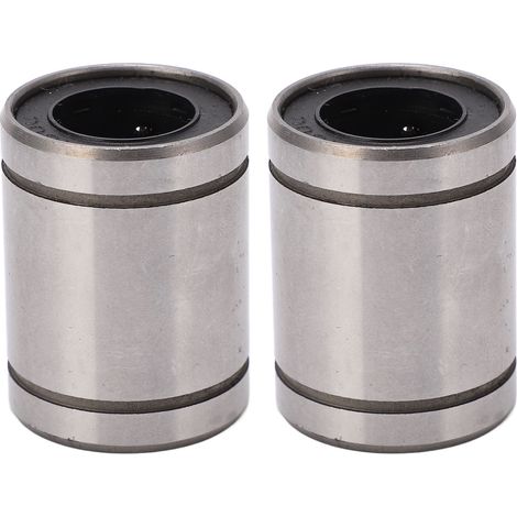 2 Roulements Linéaires LM16UU, 16mm Intérieur 28mm Extérieur, pour Fraiseuse CNC et Imprimante 3D (1/5)