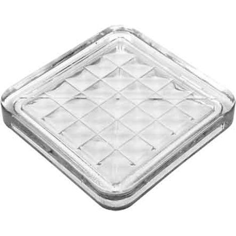 PIASTRA VETRO 20x20x2,7 cm Q.TA 10