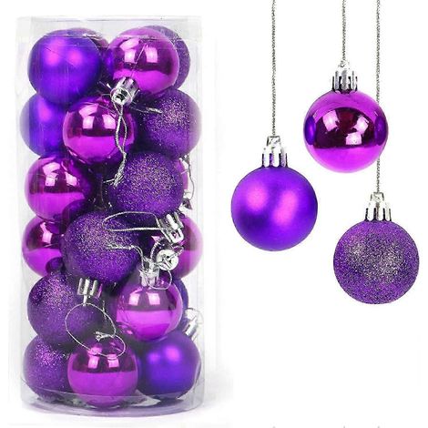 Boules de Noël pour sapin, décorations de sapin de Noël, boules décoratives de Noël n° 4 (1/5)