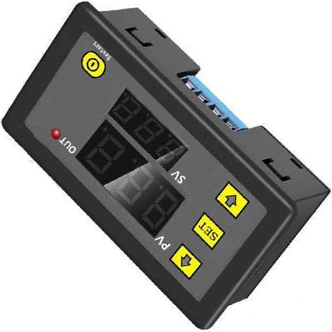 Digitales Zeitmodul mit Relais und 12-V-Gleichspannungsmesser (1/5)
