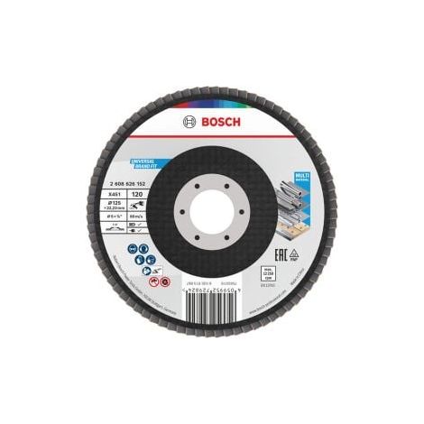 Bosch X451 Fächerschleifscheibe 125mm,T27,K120 (1/5)