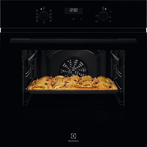 Electrolux Multifunction Electric Oven 65L Black Built-in