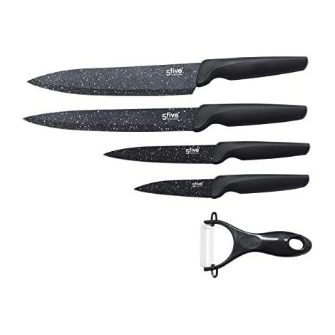 Secret de Gourmet Küchenmesser, Edelstahl, 5 Stück (1/5)
