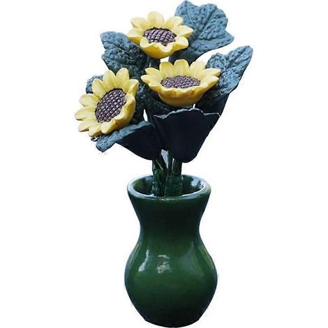 Vase tournesol, console centrale de voiture, décoration pour restaurant, salle à manger, bureau ou bureau (1/5)