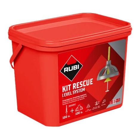 Sistema di livellamento Rubi rescue kit riutilizzabile 100 clip
