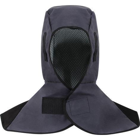 Casque de soudage ignifuge lavable et respirant, protection anti-étincelles et anti-brûlure, ajustable pour soudure et métallurgie, Gris (1/5)
