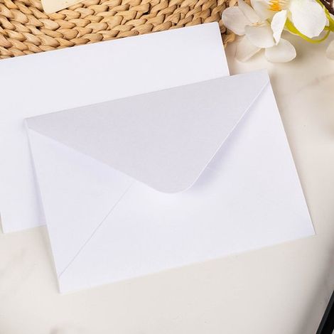 Packung mit 50 Mini Kraftpapierumschlägen kleines Format 16 x 11 cm, für Visitenkarten, Geschenke, Samentütchen, Schmuck und kleine Erinnerungsst (1/5)