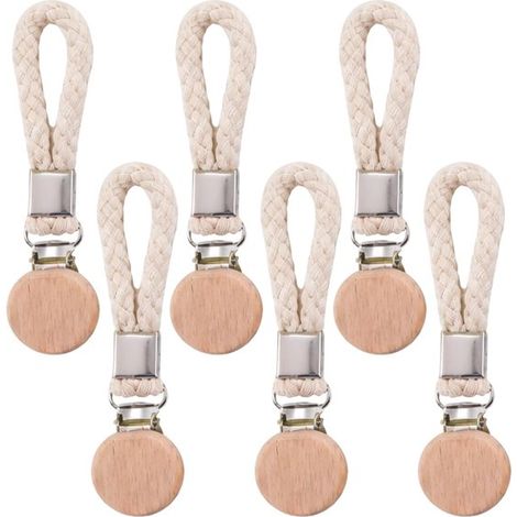Ganci portasciugamani, clip portasciugamani, clip per appendere asciugamani per cucina e bagno, 6 pezzi, neri (1/5)
