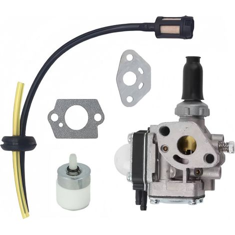 pour  Carburateur Kawasaki TH43 TH48 KBH48A TL43 TL33 TL52 TU43 TU52 – Optimisé pour mélange carburant-air – Performances moteur améliorées – Compatible débroussailleuse tondeuse (1/5)