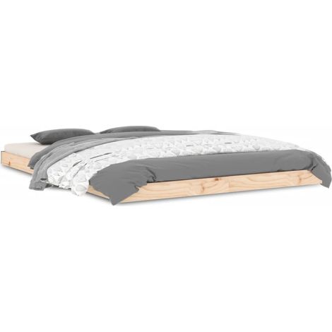 Maison Exclusive - Estructura de cama madera maciza de pino 135x1