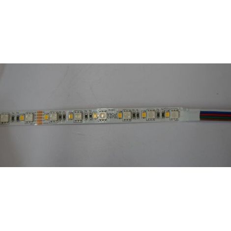 Bandeau Led 12W longueur 1m lumiere RGBW alim 24V DC (non incl) interieur IP20 COOL PERF