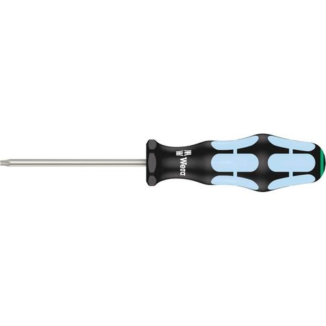 Tournevis pour vis TORX, acier inoxydable, TX 15 x 80 mm, Noir/Ice bleu (1/2)