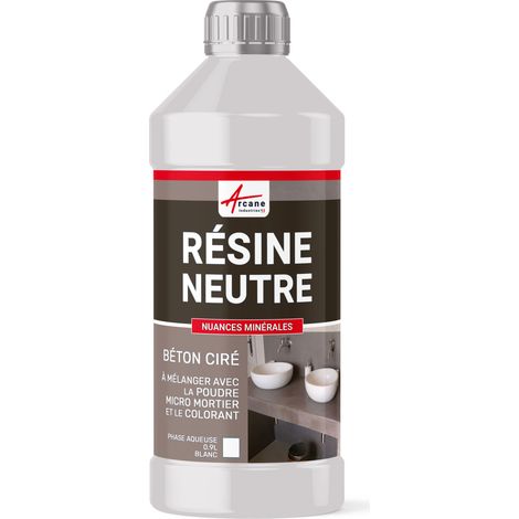 Résine neutre pour béton ciré - 0.9 L  - ARCANE INDUSTRIES