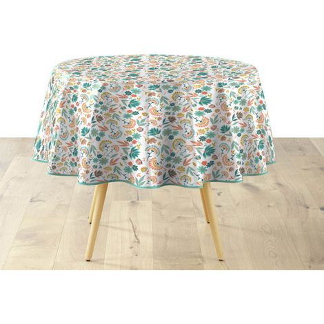 Nappe Ronde Imprimé "Indiana" 160cm Multicolore (1/3)