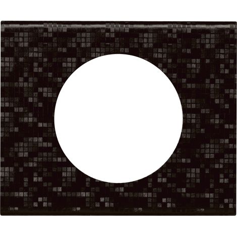 LEGRAND CÉLIANE PLAQUE MATIÈRES SIMPLE CUIR PIXEL - 069451
