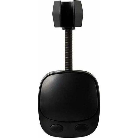 pair Support De Pomme De Douche Rotatif à 360 Degrés pour Salle De Bain sans poinçon Support De Montage à Ventouse Réglable Support De Douche Noir-Fei Yu