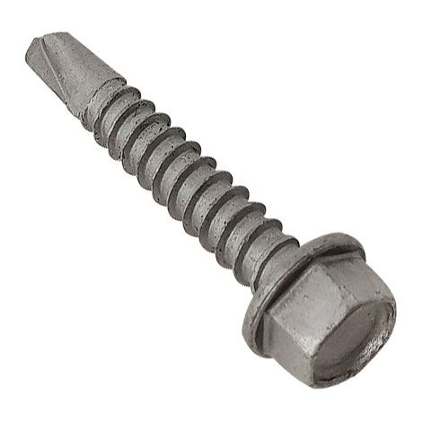 ForgeFix TFHUWSD55100L TechFast Roofing Sheet to Steel Hex Screw No.3 Tip 5.5 x 100mm Box 100 FORTFH55100L