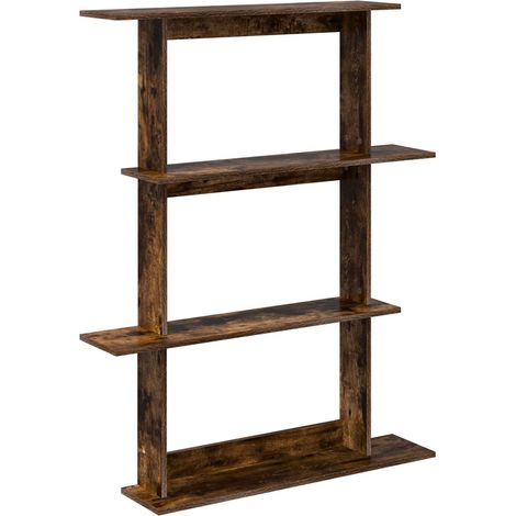 Wandregal Raucheiche 100 x 20 x 126 cm Holzwerkstoff vidaXL (1/5)