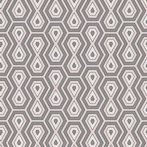Papier peint à motif géométrique rose & gris Tapisserie vintage graphique pour salon Papier peint gris blanc & rose style années 70 (1/4)