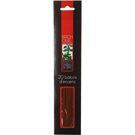 Confezione da 20 bastoncini di incenso al patchouli H25cm - Atmosphera créateur d'intérieur