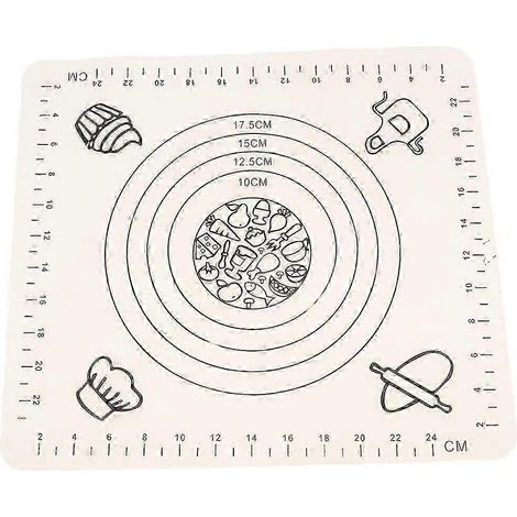 Tapis de cuisson, planche à pâtisserie, dessous de plat pour la cuisson au four-Transparent S
