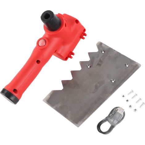 [JAMAIS UTILISÉ]Truelle électrique à plaque plate, outil de vibration pour carrelage et plâtre, machine à vibrer le béton et le ciment, batterie intégrée (1/5)