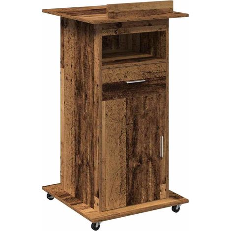 Maison Exclusive - Podio Madera vieja 55 x 55 x 107 cm Madera de