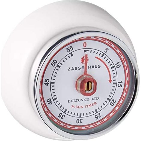 Zassenhaus Mechanischer Magnet-Timer Weiß 55 Minuten (1/4)