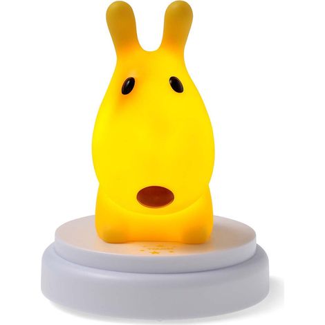 Luce notturna a LED per bambini, cane giallo, timer di spegnimento automatico