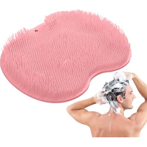 Tapis pour douche exfoliant pour les pieds Coussin massage avec picots en silicone doux