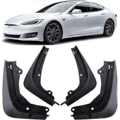 Bavettes de protection avant et arrière moulées d'origine pour Tesla Model S 2015-2023 (1/5)