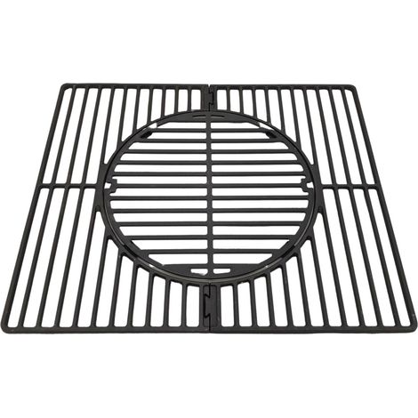Landmann Gussgrillrost Grillplatte 51x44,5cm Gusseisen Grillrost herausnehmbar (1/3)