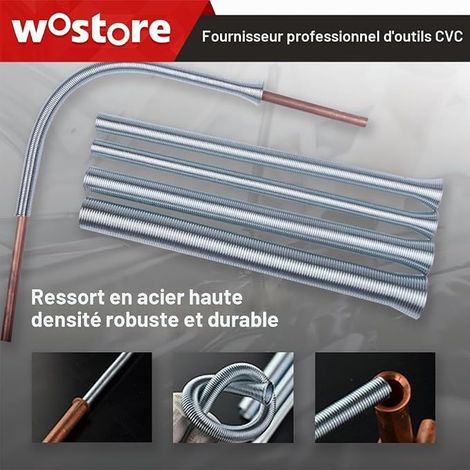Wostore Federrohrbiege-Rohr Fur Set - AuBendurchmesser. 1/4, 5/16, 3/8, 1/2 and 5/8 inches, 5 in 1 (1/4)