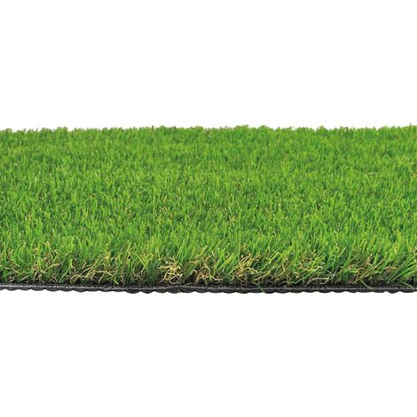 Prato sintetico 1x10 mt spessore 25 mm in PVC moquette tappeto erboso per giardino balcone piscina (1/2)
