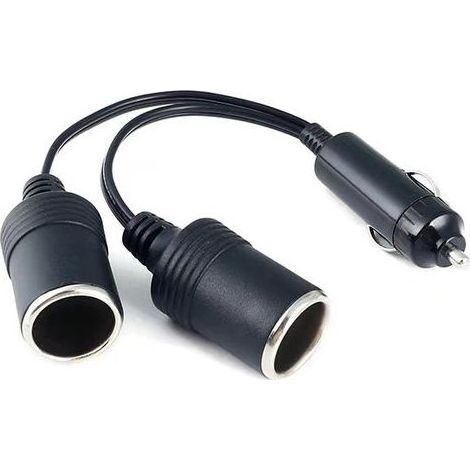 Doppelter 12V-24V-Zigarettenanzünderadapter – 2-poliger Stecker – Isoliertes Kunststoffgehäuse – Für Autos, LKWs, Motorräder (1/5)