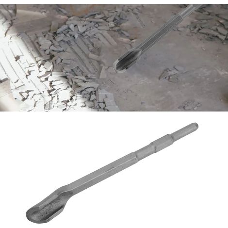 Ciseau à tige hexagonale pour marteaux électriques légers, ciseau à rainurer et à aplanir les carreaux, outil de perçage pour enlever la maçonnerie, le béton, la brique et les carreaux. Type C : Cisea (1/5)