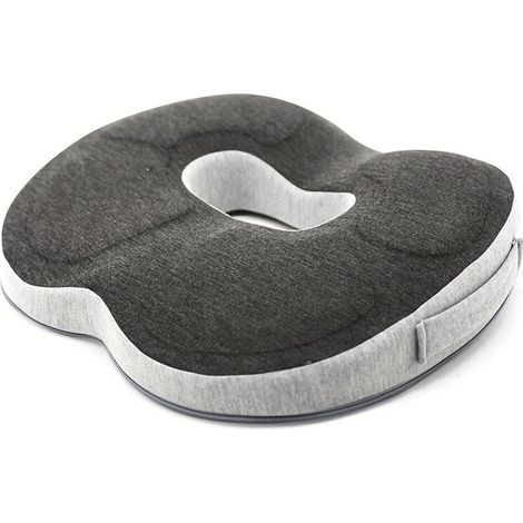 Coussin de Siège Ergonomique en Mousse à Mémoire de Forme – Antidérapant avec Base Stable et Haute Respirabilité, Confort Durable pour Bureau, Maison et Télétravail
