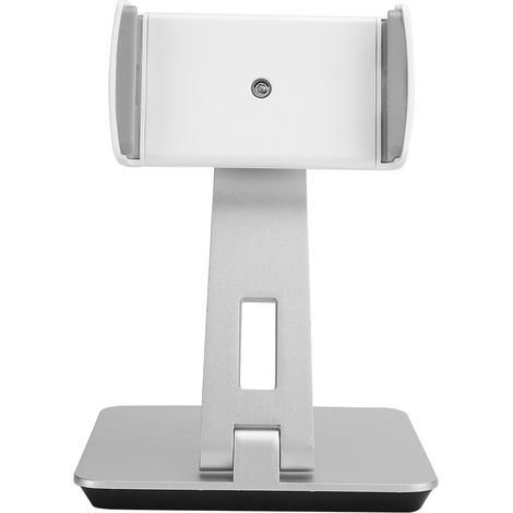Support universel en alliage d'aluminium pour tablettes et smartphones de 4 à 14 pouces : pliable, réglable et facile à monter. (1/5)