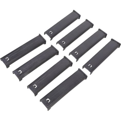 Manchon coulissant en métal pour équipement de fitness, glissières creuses, tube carré, accessoires d'équipement de fitness, diamètre variable, bouchon coulissant d'isolation (1/4)