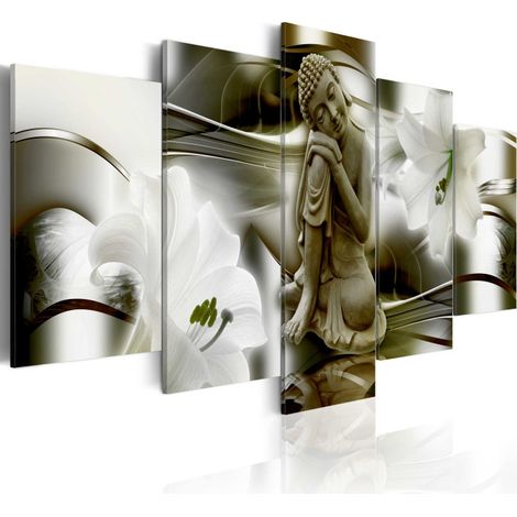 Tableau Imprimé "Thoughts of the Buddha" 100 x 200 cm (1/2)