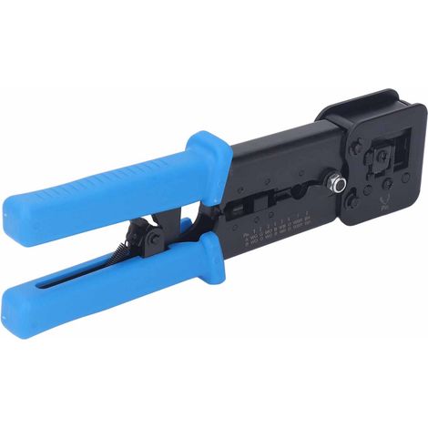 Pince à sertir câble réseau avec cliquet pour connecteur RJ 8P 6P outil de sertissage (1/5)